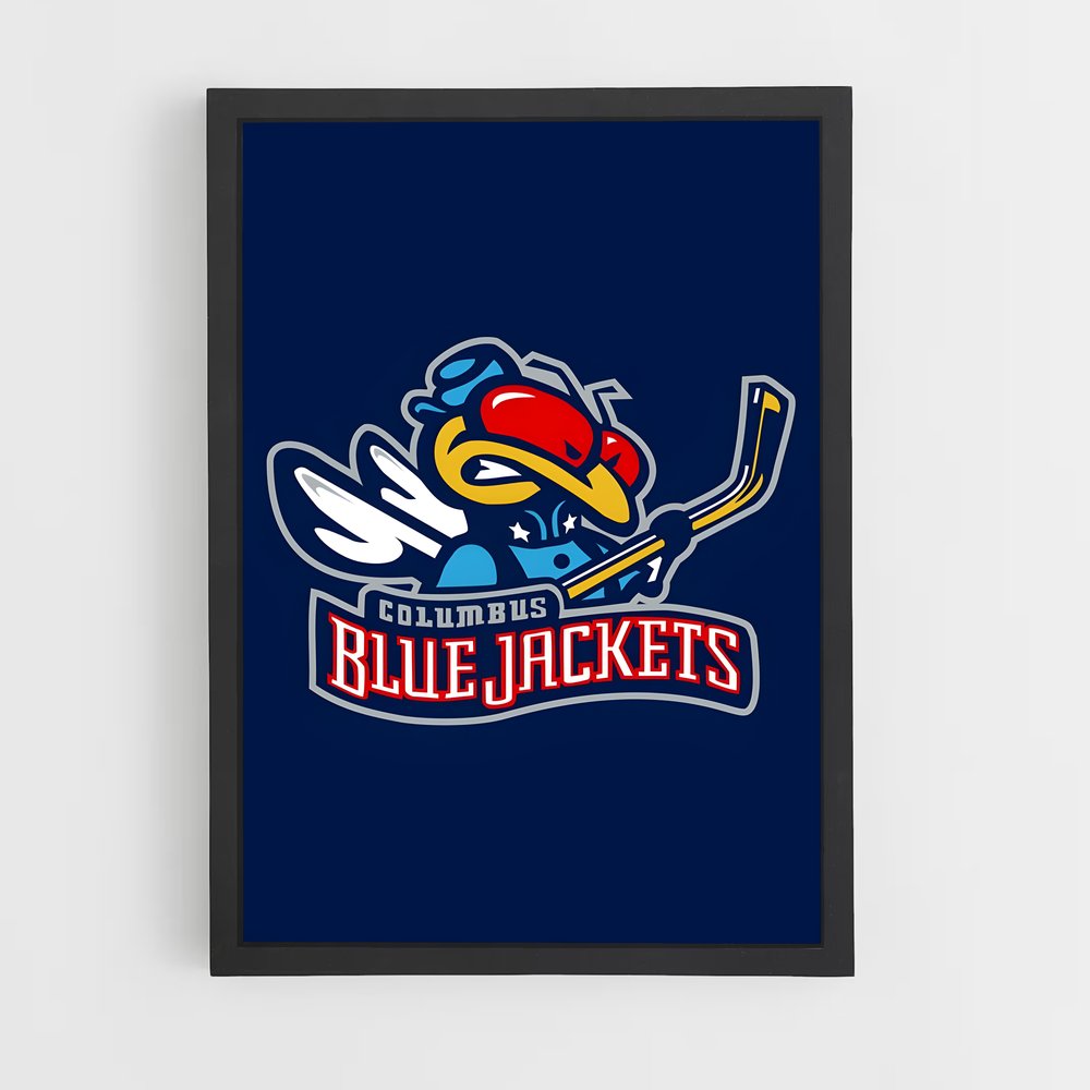 Poster Blue Jackets Pride – affiche Hockey sur glace (vue 2)